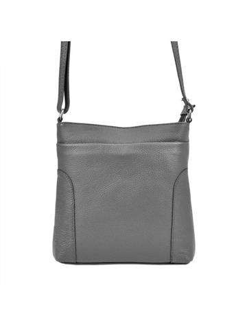 PATRIZIA Kožená kabelka 417-013 Dark Ash Crossbody Purse