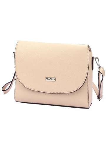 Dámska kabelka MiaMore Dollaro z prírodnej kože Old Pink Crossbody