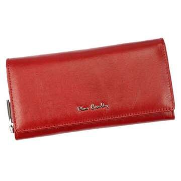 Pierre Cardin 06 ITALY 106 Dámska peňaženka z prírodnej kože Red Level Large