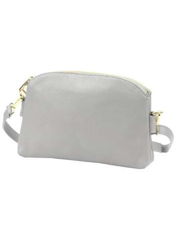 Luka Dámska kožená kabelka 24-018 DOLLARO Postbag Ash