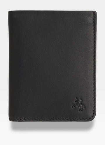 Visconti VSL-41 Luxusná Kožená Pánska Peňaženka s Praktickými Riešeniami v Čiernej Farbe