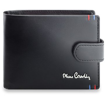 Pierre Cardin Elegantná čierna pánska kožená peňaženka s ochranou RFID YS606 324A