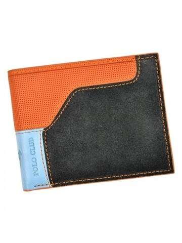 Pánska peňaženka Harvey Miller Polo Club Leather Black Elegant 1223 292E