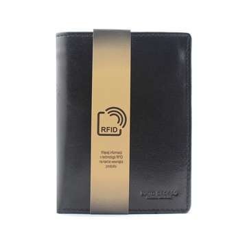 Portfel Męski Skórzany Mato Grosso 0705/17-60 RFID czarny
