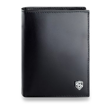 Pánska kožená peňaženka s rozťahovacím panelom STEVENS PREMIUM RFID Black