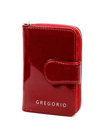 Dámska peňaženka Gregorio CB-115 kožená červená horizontálna s RFID SECURE a 10 slotmi na karty