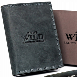 Pánska kožená peňaženka s vonkajším platobným vreckom - Always Wild
