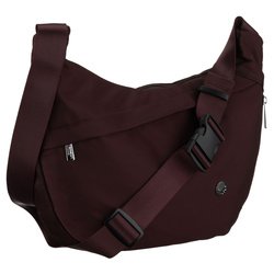 Dámska taška z bordového polyesteru so zapínaním na zips - Peterson