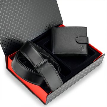 Pánska kožená peňaženka STEVENS Ochrana RFID Black PREMIUM darček Vianoce, pod vianočný stromček