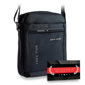 Čierna pánska taška Pierre Cardin 1721 ALAN09 športová taška cez rameno