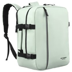 Svetlozelený plastový cestovný batoh - Peterson