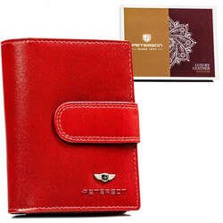 Dámska kožená peňaženka so zapínaním na zips - Peterson