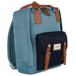 Mestský batoh v modrej farbe s priestorom na notebook - Himawari