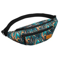 Dámska kvetinová polyesterová oblička zavesená na nastaviteľnom popruhu - Rovicky