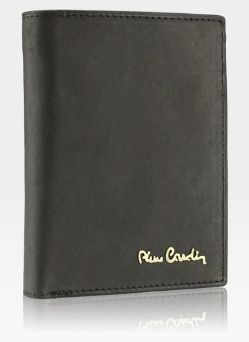 Portfel Męski Pierre Cardin Skórzany Pionowy Pojemny Tilak28 326 Black RFID