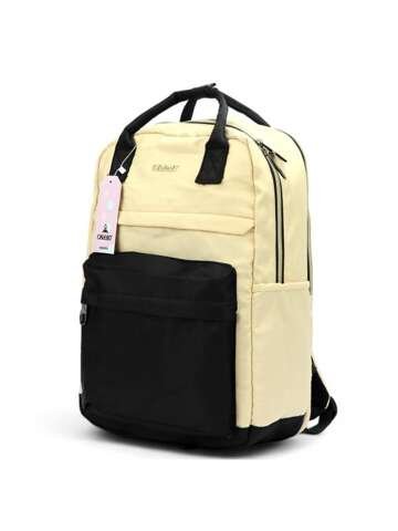 Ekologická taška A4 Ormi 99247# béžová + čierna