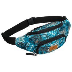 Dámske mestské polyesterové vrecko na zips s kvetinovým vzorom - Rovicky