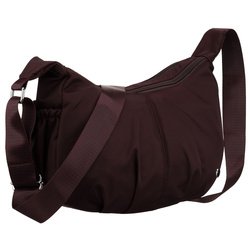 Dámska taška z bordového polyesteru so zapínaním na zips, dve priehradky - Peterson