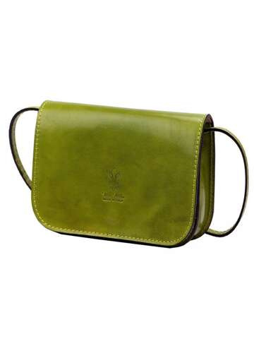 Dámska kožená kabelka Florence 45 Olive Crossbody peňaženka