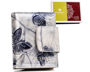 Dámska kožená peňaženka pre bigiel a snap - Peterson