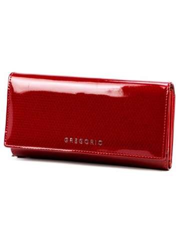 Dámska kožená peňaženka Gregorio CB-122 Red Horizontal Large Capacity