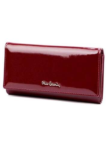 Veľká dámska kožená peňaženka fialová RFID SECURE Pierre Cardin 05 LINE 102