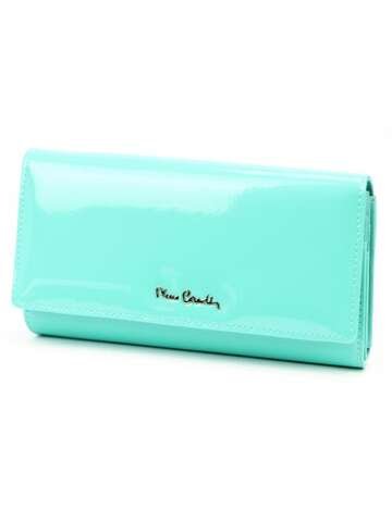 Pierre Cardin Dámska peňaženka 07 SHINY 102 kožená tyrkysová