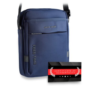 Pánska modrá taška Pierre Cardin 1701 ALAN09 stredná taška cez rameno