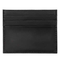 Kožené puzdro na karty a doklady v čiernej farbe