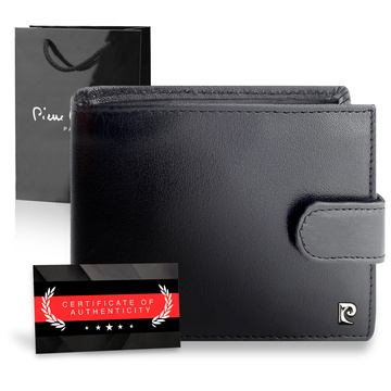 Pierre Cardin elegantná kožená peňaženka s ochranou RFID darčeková taška a certifikát