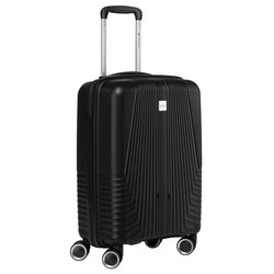 Čierny cestovný kufor Cabin s teleskopickou rukoväťou - Peterson