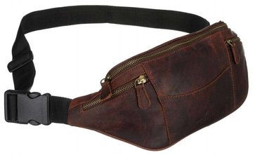Pánske kožené bedrové vrecko Peterson