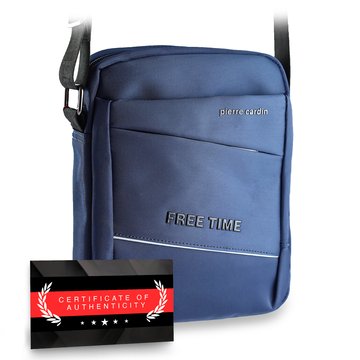 Pierre Cardin 1711 ALAN09 modrá pánska taška cez rameno ležérna športová