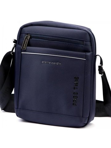 Pierre Cardin 2051 ALAN09 modrá pánska taška cez rameno ležérna športová
