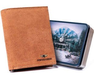 Pánska kožená peňaženka na karty - Peterson