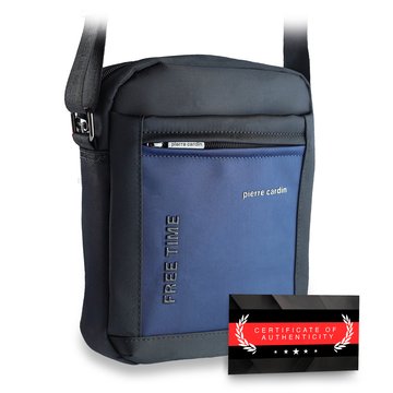 Pierre Cardin 1721 ALAN09 čierno modrá pánska taška cez rameno