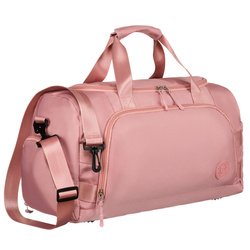 Ružová víkendová cestovná taška s bočnou priehradkou na topánky - Peterson