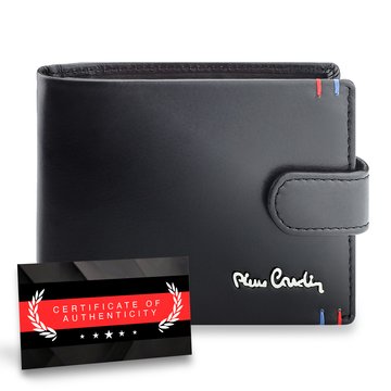Pierre Cardin Elegantná kožená peňaženka s ochranou RFID a certifikátom