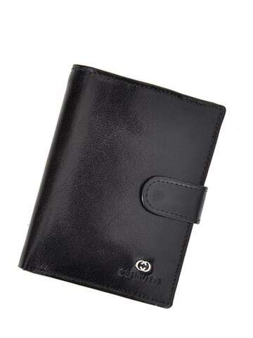 Cefirutti Pánska peňaženka 75699-9 z prírodnej kože Black Classic