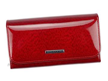 Červená dámska peňaženka Gregorio PT-110 Natural Leather Medium Medium Format