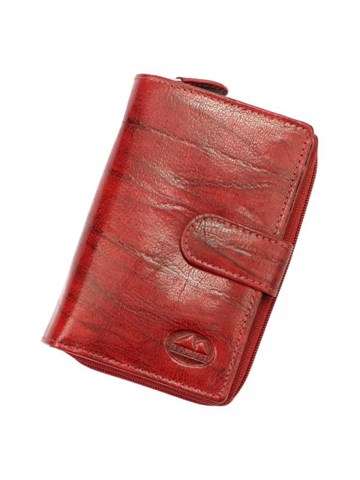 Dámska červená kožená peňaženka EL FORREST 813-58 RFID s ochranou proti skenovaniu