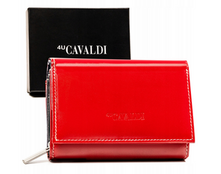 Dámska klasická kožená peňaženka so zapínaním - 4U Cavaldi