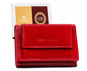Dámska klasická malá kožená peňaženka - Peterson