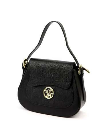 Dámska kožená kabelka Gregorio 1741 DOLLARO Black - Shoulder, Crossbody, Handbag