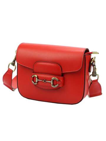 Dámska kožená kabelka Luka 20-095 Red Letterbox Small Crossbody