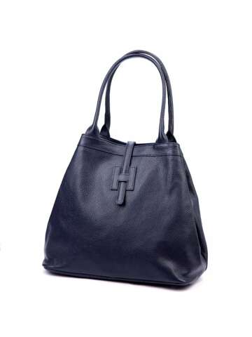 Dámska kožená kabelka Navy Blue Bag JUICE 112477