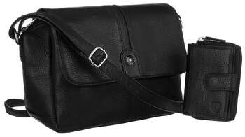 Dámska kožená kabelka s peňaženkou - Peterson