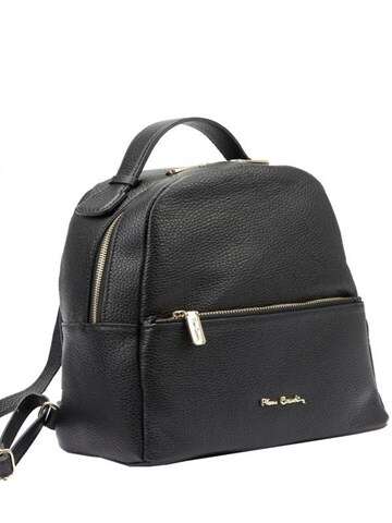 Dámska kožená kabelka z prírodnej kože Pierre Cardin FRZ 55082 DOLLARO Black with Gold Details