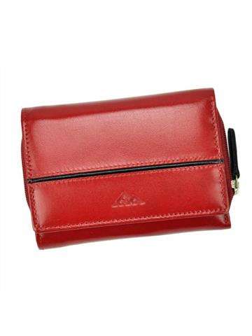 Dámska kožená peňaženka EL FORREST 568-41 RFID Red SECURE
