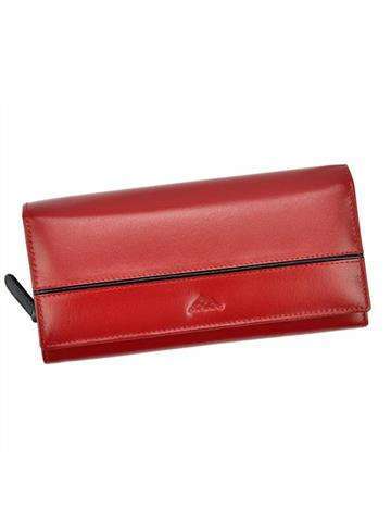 Dámska kožená peňaženka EL FORREST 577-41 RFID Červená funkčná
